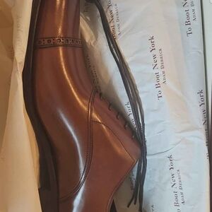 To Boot Rich Brown Leather Oxfords